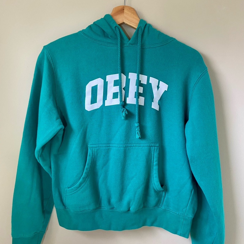SOLD Obey Hooded Sweatshirt